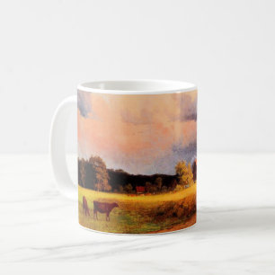 Caneca De Café Pintura de Albert Bierstadt, Paisagem Bávara