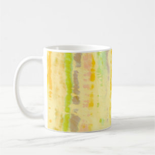 Caneca De Café Pintura De Arte Suja De cinzas. Shibori Pattern. B