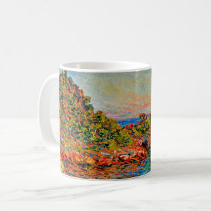 Caneca De Café Pintura de Claude Monet, perto de Monte Carlo