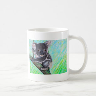 Caneca De Café Pintura de Cute Koala