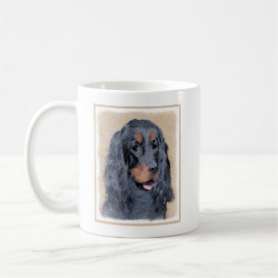Caneca De Café Pintura de Gordon Setter - Arte de Cachorro Origin