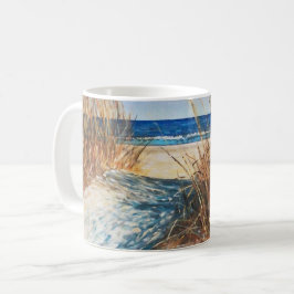 Caneca De Café Pintura de Santa Areia de Praia