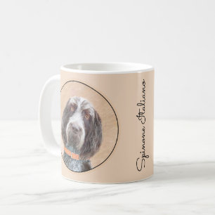 Caneca De Café Pintura de Spinone Italiano - Arte de Cachorro Ori