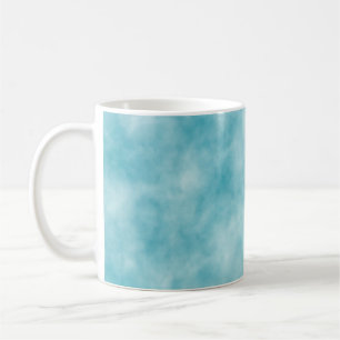 Caneca De Café Pintura de textura azul, abstrato, arte, decoração