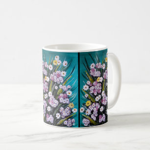Caneca De Café Pintura do Buquê de Primavera por Alfred Fox