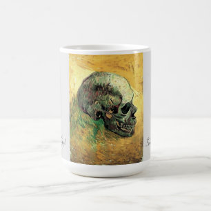 Caneca De Café Pintura do crânio, Van Gogh - Pintura Familiar