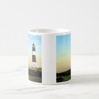Caneca De Café Pintura do Farol de Nantucket Sankaty Head