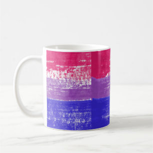 Caneca De Café Pintura do Orgulho Bissexual
