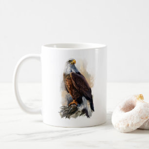 Caneca De Café Pintura em Águia