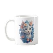 Pintura em Aquarela de Gato Gato Gato Giro com Abe