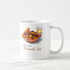 Caneca De Café Pintura em Aquarela de Ratatouille Provençal Vibra