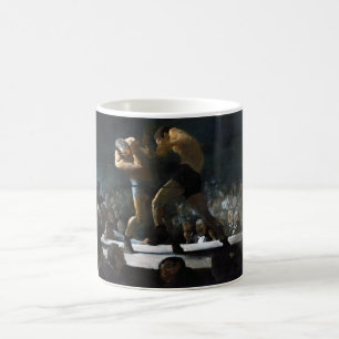 Caneca De Café Pintura em boxismo por George Bellows