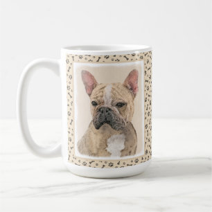 Caneca De Café Pintura em Bulldog Francês (Sable) - Pintura Origi