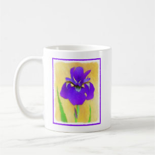 Caneca De Café Pintura em Íris com pérola - Cão original branc
