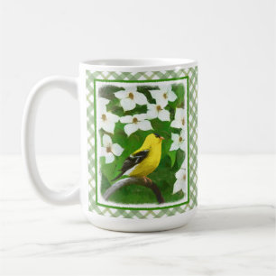 Caneca De Café Pintura Goldfinch - Arte Cachorra Original