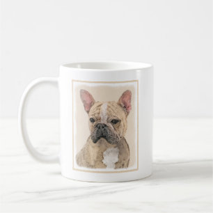 Caneca De Café Pintura para o Bulldog Francês (Sable) - Fita Ori