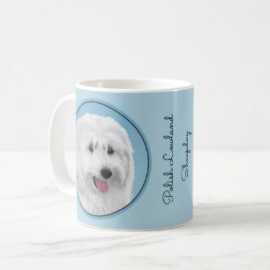 Caneca De Café Pintura Polonesa De Ovinos - Arte Canina