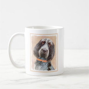 Caneca De Café Pintura Spinone Italiano - Arte Cachorro Original