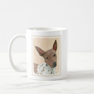 Caneca De Café Pintura Terrier sem cabelos americana - Arte canin