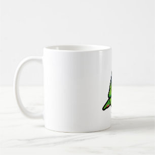 Caneca De Café Pionus Papagaio Chubby