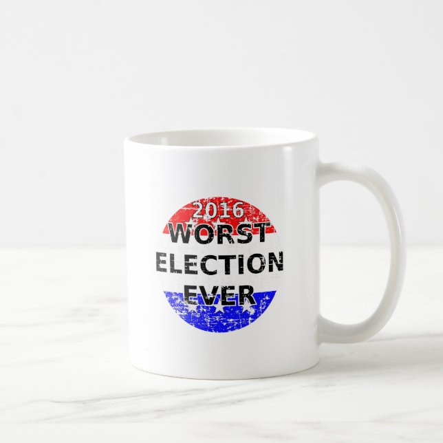 Caneca De Café Pior Eleição de Todos os Tempos (Direita)