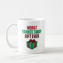 Caneca De Café Pior presente de Yankee Swap já visto