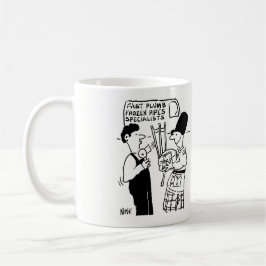 Caneca De Café Pipes Congelados - Canalizador auxilia Homem com B