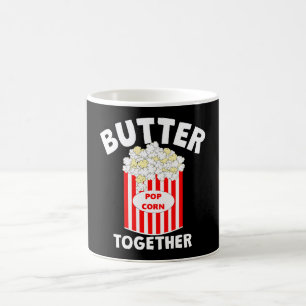 Caneca De Café Pipoca de Filme BUTTER Together