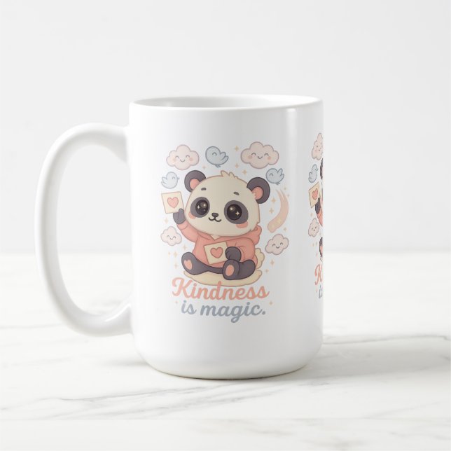 Caneca De Café Pippa, Kind Panda - Mug de Manifestação (Esquerda)