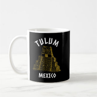 Caneca De Café Pirâmides e Túlio das Ruínas Maias Vacinas do Méxi