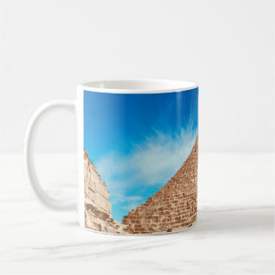 Caneca De Café Pirâmides em giza antiga, antiguidades, arqueologi