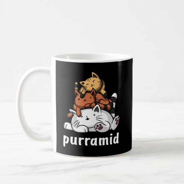 Caneca De Café Pirâmides Purâmides Gatinho (Esquerda)