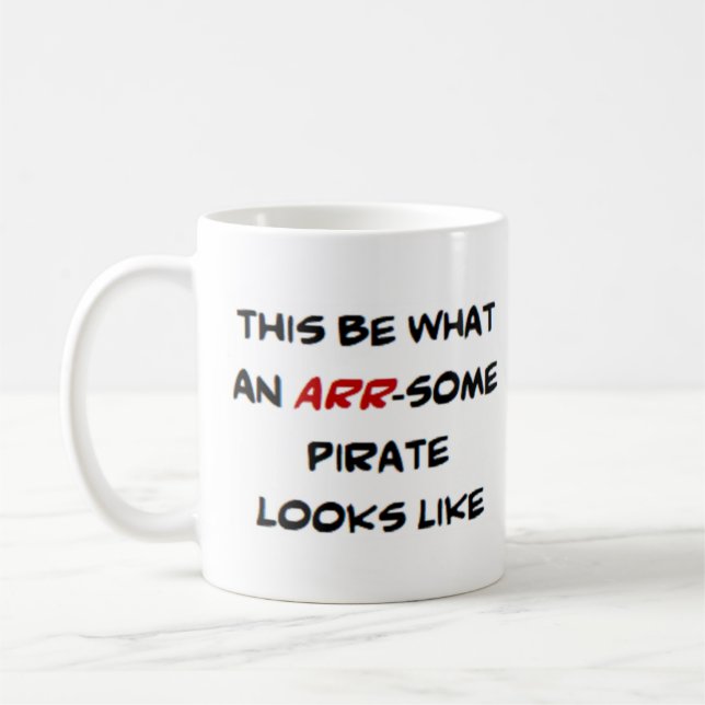 Caneca De Café pirata, arr-some (Esquerda)