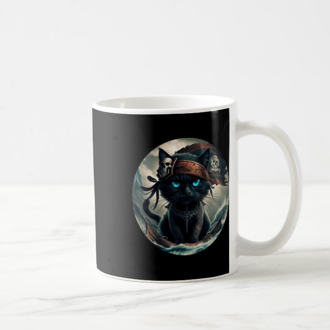 Caneca De Café Pirata Black Cat (Direita)