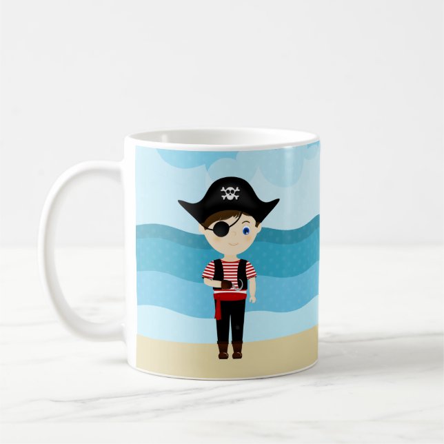 Caneca De Café Pirata Boy (Esquerda)