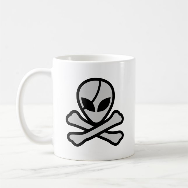 Caneca De Café Pirata de alienígena (Esquerda)