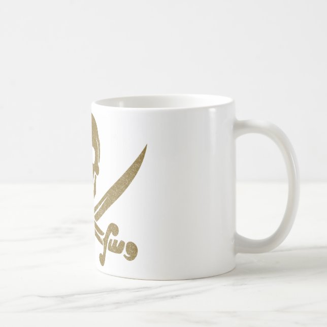 Caneca De Café Pirata do vintage (Direita)