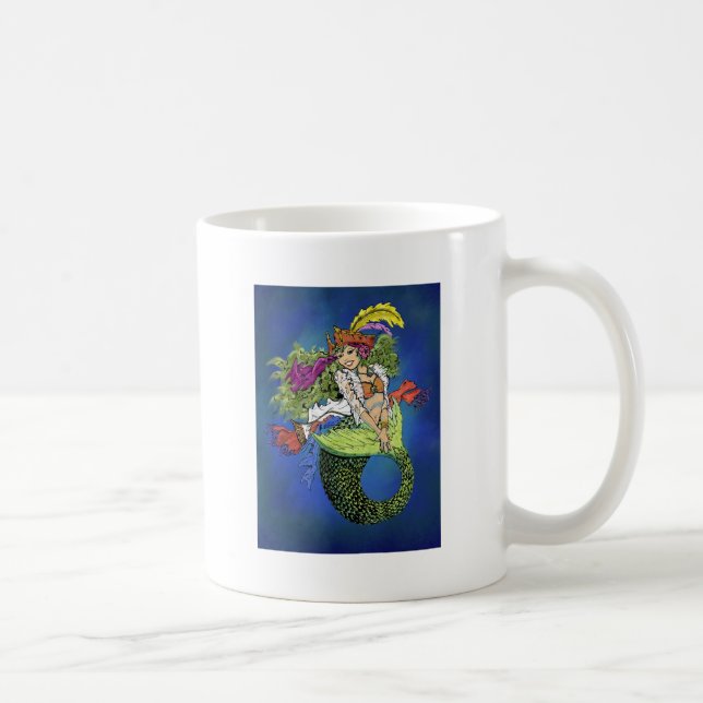 Caneca De Café Pirata Mermaid (Direita)