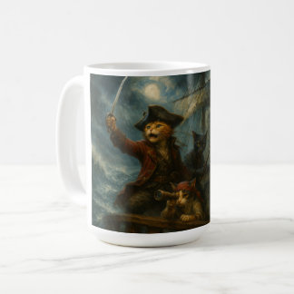 Caneca De Café Pirata Patas Vermelhas