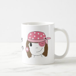 Caneca De Café Pirata Rosa