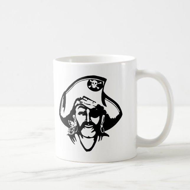 Caneca De Café Piratas do pirata (Direita)
