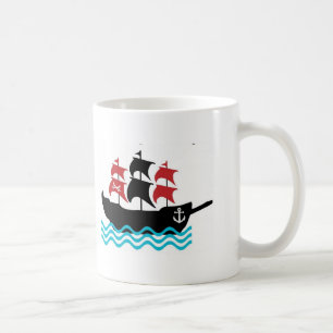 Caneca De Café Piratas Naviam Mug