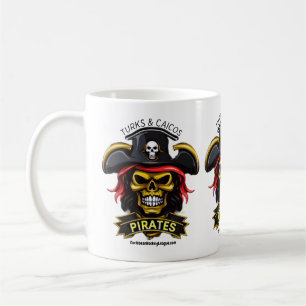 Caneca De Café Piratas Turks & Caicos - CaribbeanHockeyLeague.com