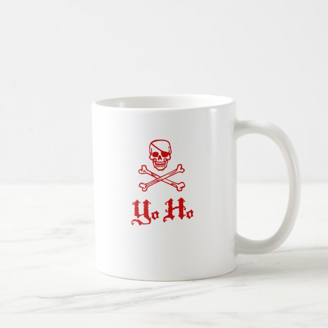 Caneca De Café Piratas Yo Ho (Direita)