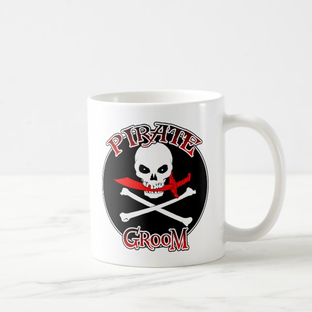 Caneca De Café Pirate Groom (Direita)