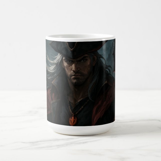 Caneca De Café Pirate King Mug – Dark Fantasy Anime Coffee Cup (Centro)