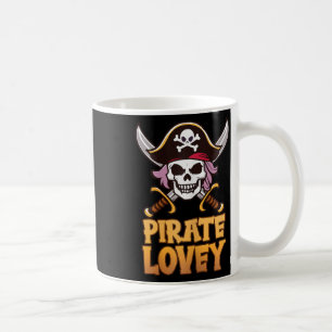Caneca De Café Pirate Lovey Engraçado Capitão Correspondente ao C