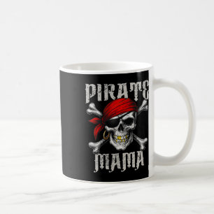 Caneca De Café Pirate Mama Jolly Roger Flag E Skull Crossbones
