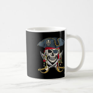 Caneca De Café Pirate Skull Halloween Meninas Meninas Crianças Ad