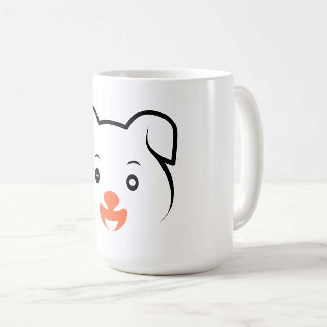 Caneca De Café Piscar os olhos (Frente Esquerda)